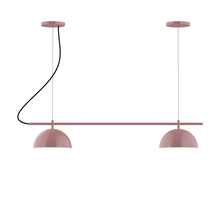 Montclair Light Works CHB431-20 - 2-Light Linear Axis Chandelier