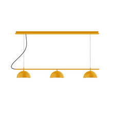 Montclair Light Works CHD431-21 - 3-Light Linear Axis Chandelier