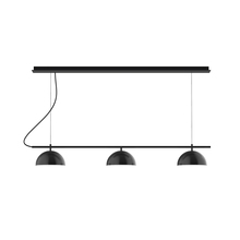 Montclair Light Works CHD431-41 - 3-Light Linear Axis Chandelier