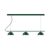 Montclair Light Works CHD431-42 - 3-Light Linear Axis Chandelier