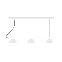 Montclair Light Works CHD431-44 - 3-Light Linear Axis Chandelier