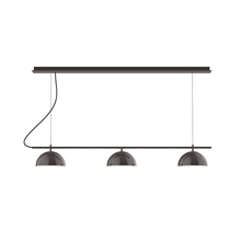 Montclair Light Works CHD431-51 - 3-Light Linear Axis Chandelier