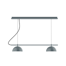 Montclair Light Works CHE431-40 - 2-Light Linear Axis Chandelier