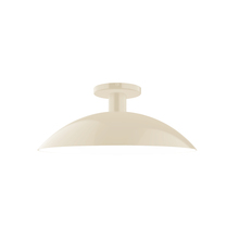 Montclair Light Works FMDX476-16 - 16" Glow Flush Mount, Cream