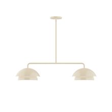 Montclair Light Works MSGX445-16 - 2-Light Axis Linear Pendant