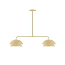 Montclair Light Works MSGX445-17 - 2-Light Axis Linear Pendant