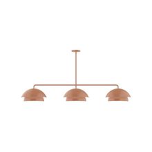 Montclair Light Works MSNX445-19 - 3-Light Axis Linear Pendant