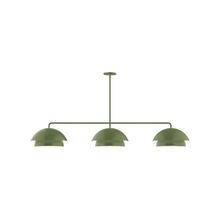 Montclair Light Works MSNX445-22 - 3-Light Axis Linear Pendant