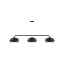Montclair Light Works MSNX445-41 - 3-Light Axis Linear Pendant