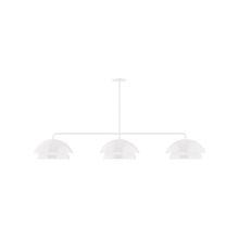 Montclair Light Works MSNX445-44 - 3-Light Axis Linear Pendant