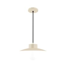 Montclair Light Works PEB042-16 - Gambler 12 inch Pendant, Cream