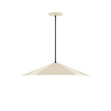 Montclair Light Works PEB429-16 - 24" Vessel Pendant, Cream