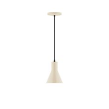 Montclair Light Works PEB436-16 - 6" Flare Pendant, Cream