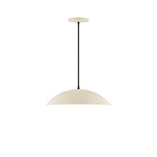 Montclair Light Works PEB438-16 - 16" Plateau Pendant, Cream