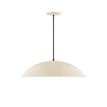 Montclair Light Works PEB439-16 - 24" Plateau Pendant, Cream