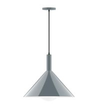 Montclair Light Works PEBX467-G15-40-C04 - 18" Stack Cone Pendant