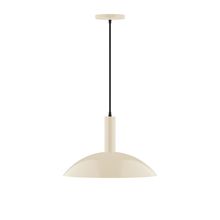 Montclair Light Works PEBX476-16 - 16" Glow Pendant, Cream