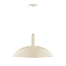 Montclair Light Works PEBX477-16 - 24" Glow Pendant, Cream