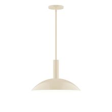 Montclair Light Works STGX476-16 - 16" Glow Stem Hung Pendant, Cream