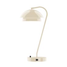 Montclair Light Works TLCX445-16 - 23" Nest Table Lamp, Cream