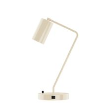 Montclair Light Works TLD425-16 - 21.5" J-Series Table Lamp, Cream