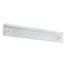 Eglo 203757A - LED Bath/Vanity Light w/ Chrome Finish,Clear Glass & Crystal Strands