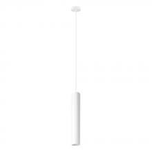 Eglo 204896A - 1 LT Pendant w/ White Finish & White Cylinder Shade