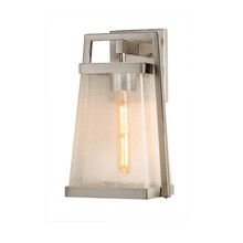Justice Design Group FSN-7694W-SEED-NCKL - Obispo 1-Light Outdoor Wall Sconce