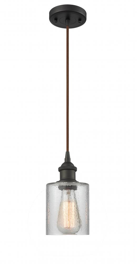 Oil Rubbed Bronze Innovations 516-1S-OB-G112-LED 1 Light Vintage Dimmable LED Pendant