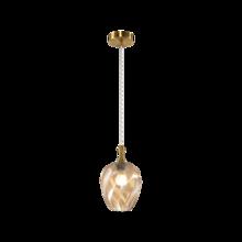 Matteo Lighting C30903AGAM - Eesha Aged Gold Brass Pendant