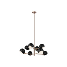 Matteo Lighting C31708MBAG - Orb Matte Black Pendant