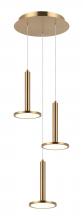 Matteo Lighting C37703AG - Extraterrestrial Aged Gold Brass Pendant