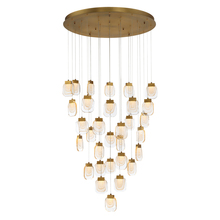 Eurofase 37193-010 - PAGET,CHAND,LED,31LT,RND,GOLD