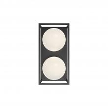 Alora Lighting EW519213BK - Amelia 13-in Black 2 Lights Exterior Wall Sconce