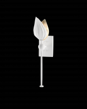 Currey 5000-0179 - Peace Lily White Wall Sconce