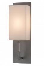 Meyda White 177076 - 5"W Benchmark Wall Sconce