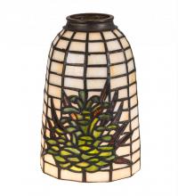 Meyda White 66917 - 4.5" Wide Pine Barons Shade