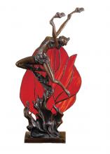 Meyda White 36167 - 17.5"H Flame Dancer Accent Lamp